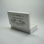 Drewniana szkatułka/pudełko prostokątne LOFT - szkatułka z tyłu