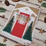 Kartka świąteczna - drzwi 5 - Zbliżenie