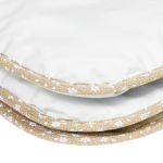 Kołdra dziecięca z wełny alpak 100x135 - Obszycie z bawełnianej lamówki