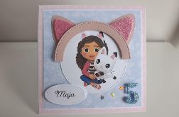 Kartka urodzinowa Koci dome Gabi