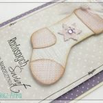 Kartka świąteczna ze skarpetą 5 - Kartka świąteczna