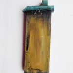 Casa loca I, domek obraz na starej desce - 