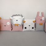 Poduszka dekoracyjna chmurka, musztardowa - 