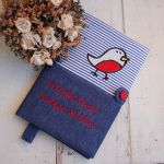 Spersonalizowany notes "Z nutą marine" - 