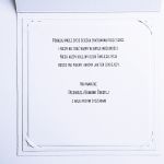 Skromna kartka na Komunię biało-kremowa  - Kartka komunijna z życzeniami i personalizacją