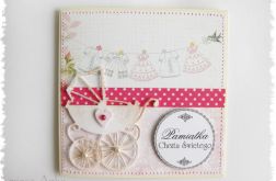 Kartka na Chrzest dla dziewczynki