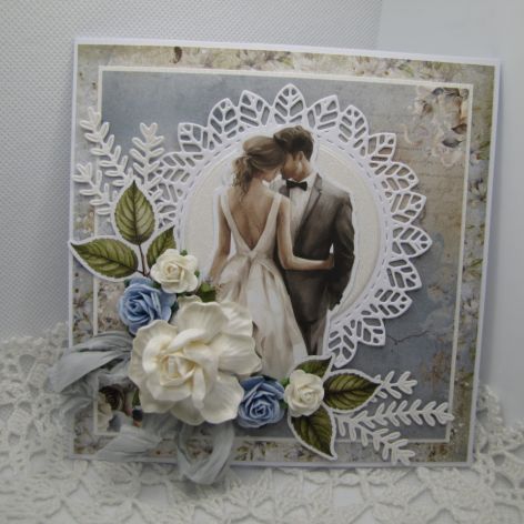 Kartka ślubna w pudełku 19