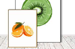 Grafika do kuchni i jadalni - Pomarańcze