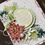 Wesołych Świąt - z poinsettią - Wesołych Świąt - detal III