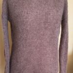 Sweter z alpaki i jedwabiu - sweter