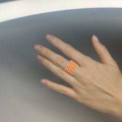 Pierścionek z koralików _2