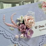 Kartka na ślub -liliowe marzenia - 