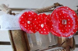 Retro opaska w kropeczki