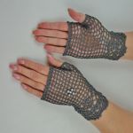 Romantyczne rękawiczki - mitenki