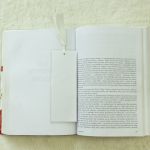 Zakładka do książki - lilia - Zakładka z tyłu