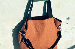 Torba shopperka Mili Duo Braid MDB2 - brąz