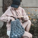 Makramowy plecak handmade - Idealny na każdą okazję. Na trening i od święta