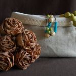 Rustykalny woreczko - koszyczek - 