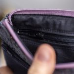 Grafitowo-granatowy portfel - 