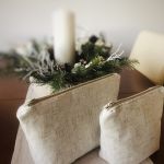 Kosmetyczka materiałowa solidna, stylowa ,praktyczna,jasnobeżowa. - 