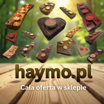Świecznik drewniany dąb wiatrołom 47cm smukły Pamela No. 12 - 
