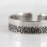 Niebo i ziemia - srebrna obrączka rozm. S, L, XL (2101-02) - Srebrny pierścionek