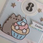 Kartka na urodziny Pusheen z personalizacją - Kartka na urodziny Pusheen z personalizacją