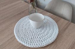 Podkładka okrągła szydełkowa ze sznurka 33cm