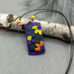 „NORA” wisiorek z glinki polimerowej - „NORA” wisiorek z glinki polimerowej