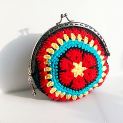 Łowicka portmonetka z biglami