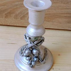 Recykling - wyjątkowy świecznik, rękodzieło