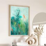 Oryginalna akwarela. Łąka A2 - 