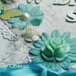 Kopertówka z okazji ślubu-  'turkusowe niebo' - 