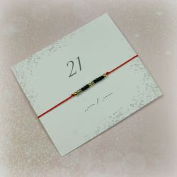 21 Bransoletka Lucky number Morse Code