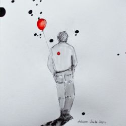 Praca "Mężczyzna z balonem"