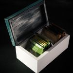 Ręcznie malowana szkatułka organizer WĄŻ - elegancki prezent dla koleżanki