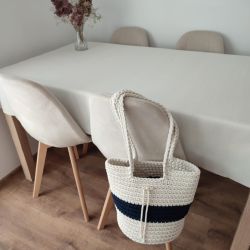 Torba szydełkowa na ramię 23cmx28cm Torba szydełkowa na ramię 23cmx28cm