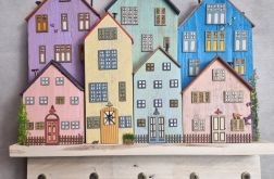 Wieszak - drewniane domki - na klucze i inne drobiazgi 7.0