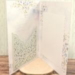 Kartka ślubna - "Blue rose" - środek kartki