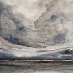 Pejzaż-akwarela formatu -A5.. - 