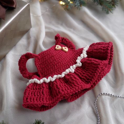 Jelonek w sukience, Prezent dla dziewczynki, Maskotka na prezent