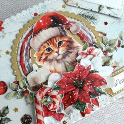 Kartka świąteczna dla miłośniczki/miłośnika kotów
