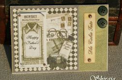 Dla Ciebie Tato- kartka retro