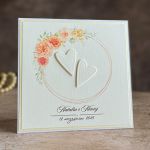 Kartka ślubna z pudełkiem i kopertą, WP 42D - Kartka ślubna z pudełkiem i kopertą