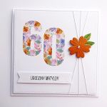 Kartka urodzinowa handmade na 60 urodziny  - Kartka handmade na 60 urodziny
