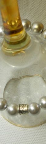 52. Bransoleta z pereł szklanych 10mm