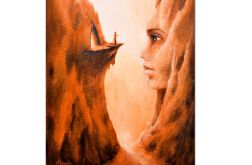 Ad Te, obraz ręcznie malowany, surrealizm, realizm magiczny