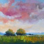 Pejzaż 5-praca formatu- 18/24 cm  - 