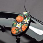 Wisiorek "pomarańcze" - wisorek pomarańcze