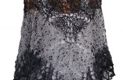 czarno-biały melanż